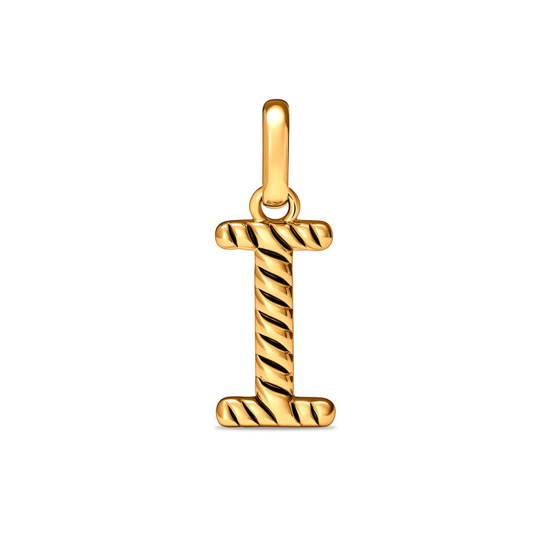 Entwine Initial Pendant (Gold)