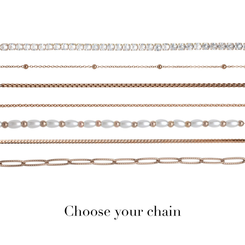 Mini Signature Name Bracelet (Rose Gold)