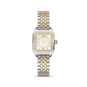 Essence Pavé Two Tone 23 Watch (Gold/Silver)