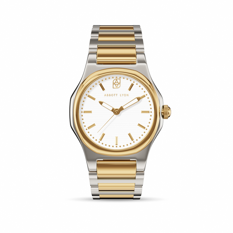 Sports Luxe Watch (Two Tone)