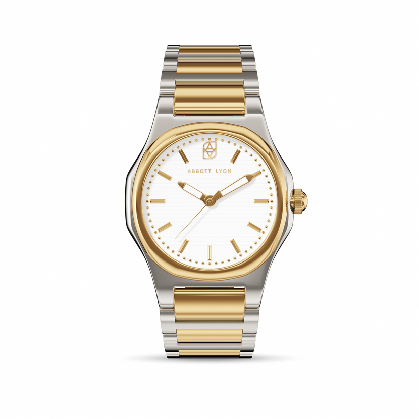 Sports Luxe Watch (Two Tone)