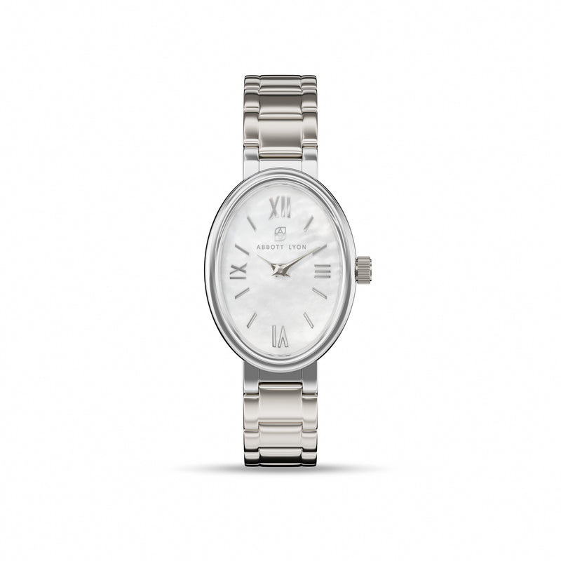 Monroe Oval Watch (Silver)