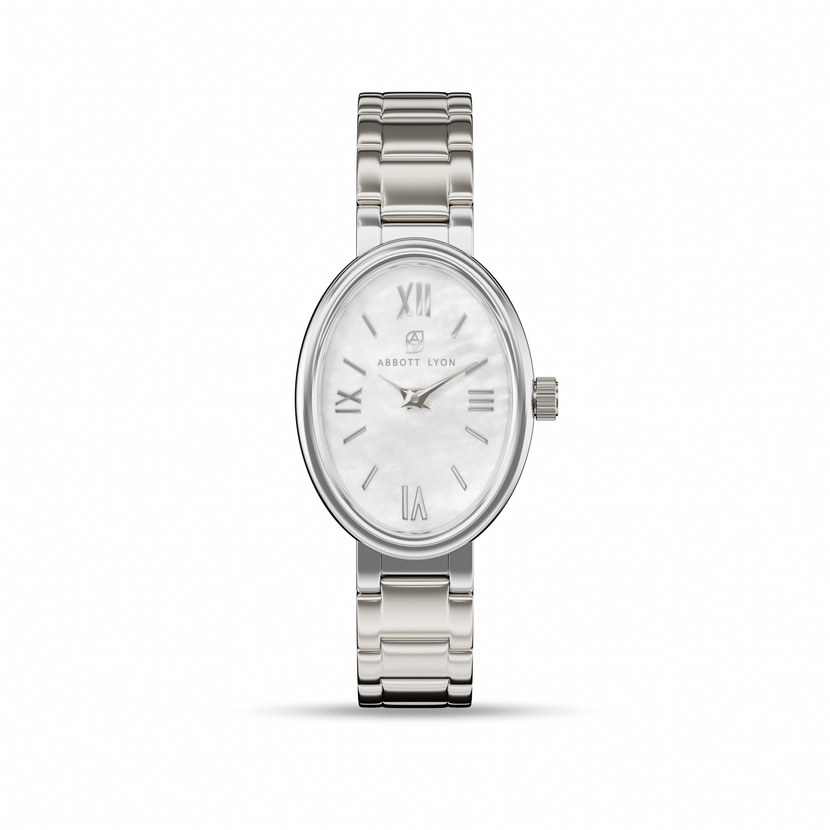 Monroe Oval Watch (Silver)