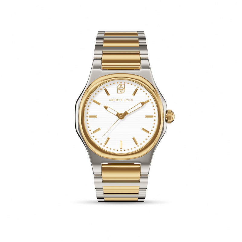 Sports Luxe Watch (Two Tone)