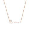 Signature Name Necklace (Rose Gold)