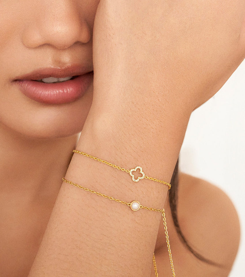 Pearl Bracelet (Gold)