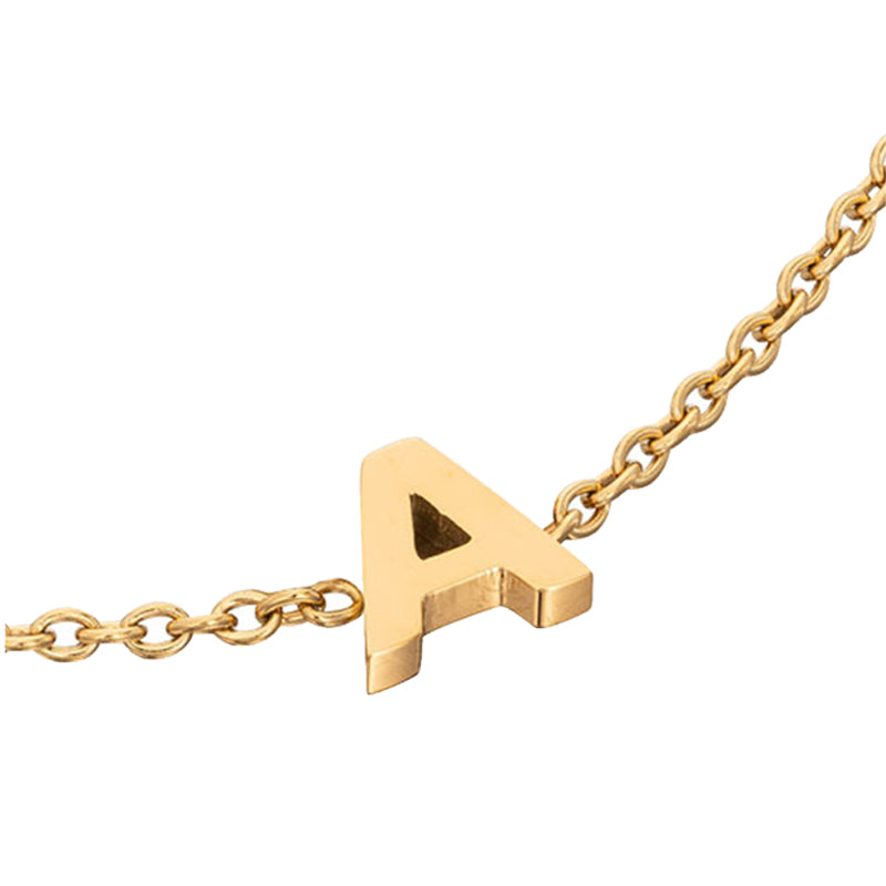 Birthstone & Made Mine Letter Bracelet