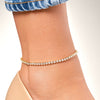 Tennis Chain Anklet (Gold)