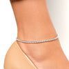 Tennis Chain Anklet (Silver)