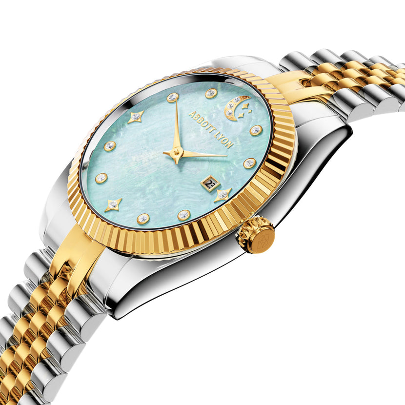 Moon & Back Bangle & Belgravia Watch Set