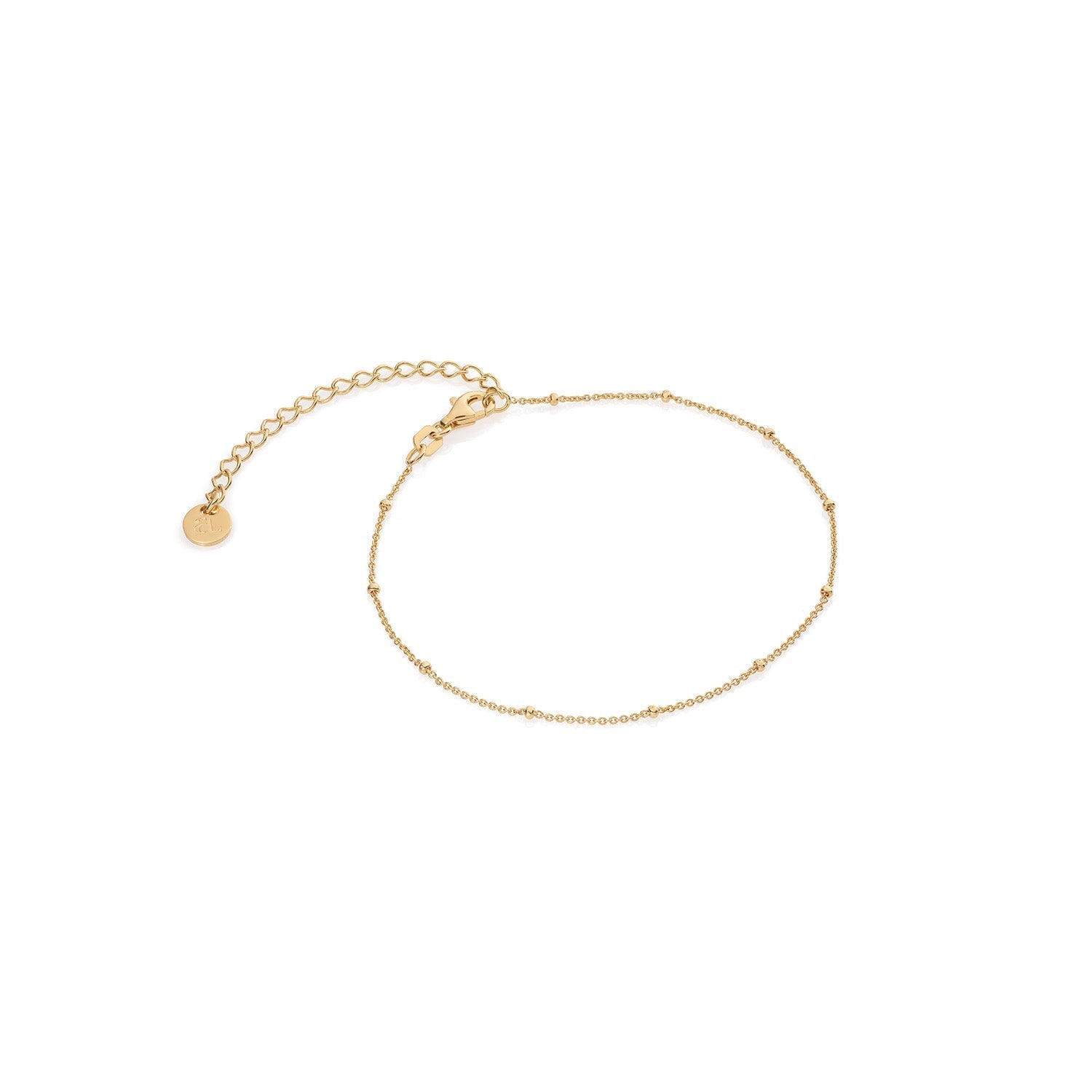 Mini Birthstone & Letter Bracelet Set