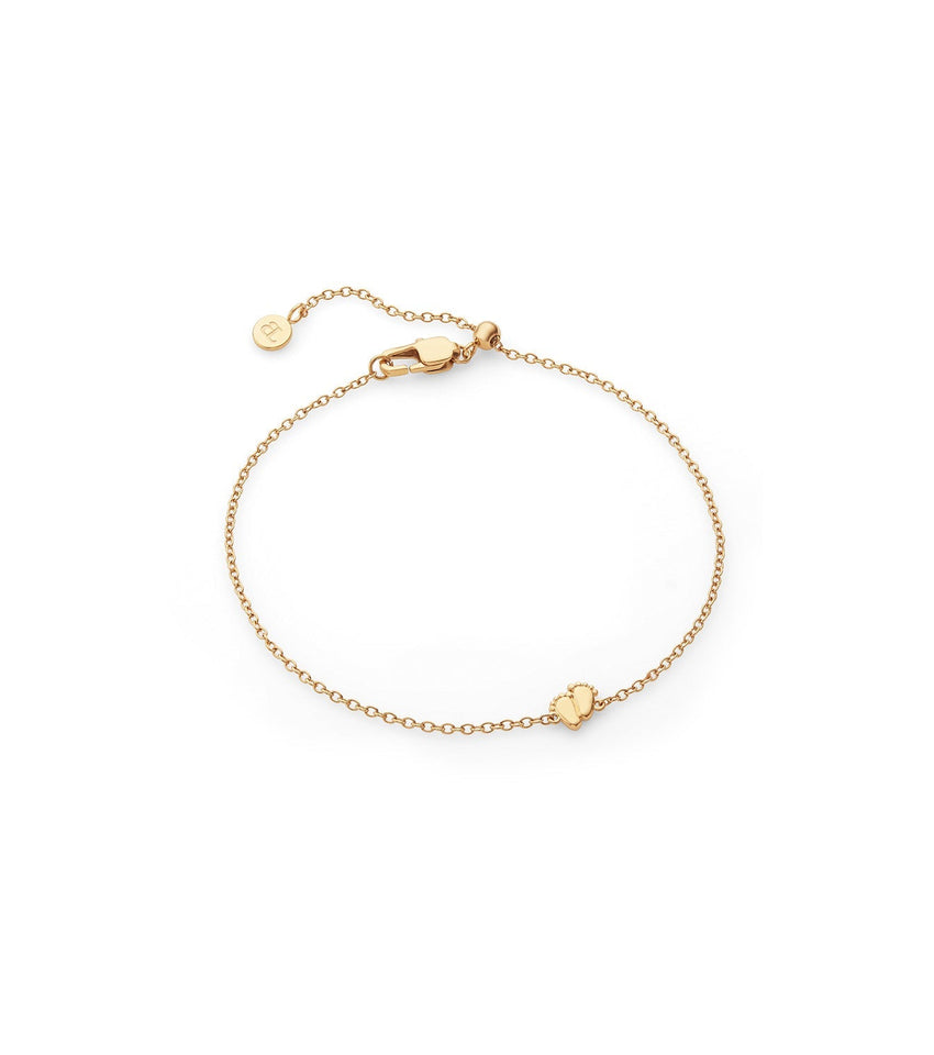 Stacey's Stories Baby Feet Bracelet (Gold)
