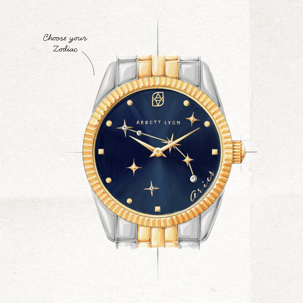 Belgravia 30 Zodiac Watch (Gold/Silver)