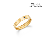 Custom Stamped Name Ring (Gold)