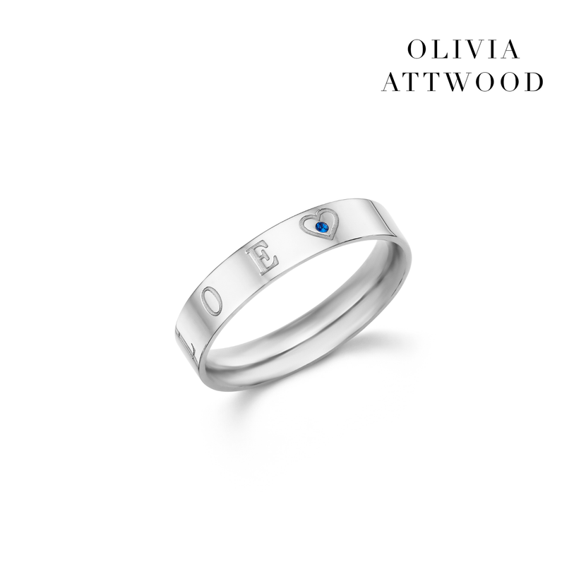 Custom Stamped Ring (Silver) - Main Image