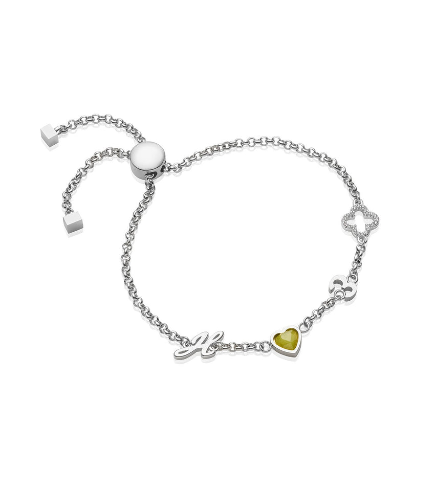 Made Mine Charm Bracelet (Silver)