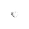Bubble Heart Bracelet Charm (Silver)