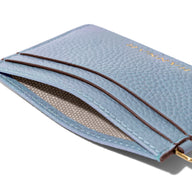 Leather Card Holder (Powder Blue)