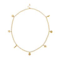 Summer Icon Hat Chain (Gold)