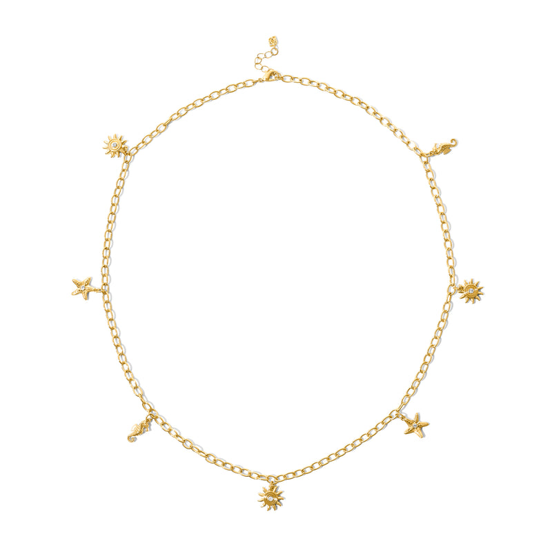 Summer Icon Hat Chain (Gold)