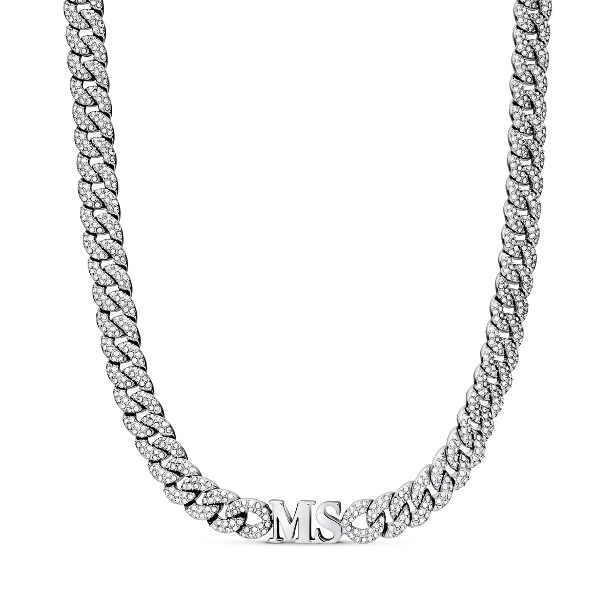 Gala Pavé Initial Choker