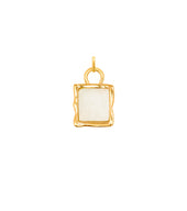 Molten Moonstone Charm (Gold)