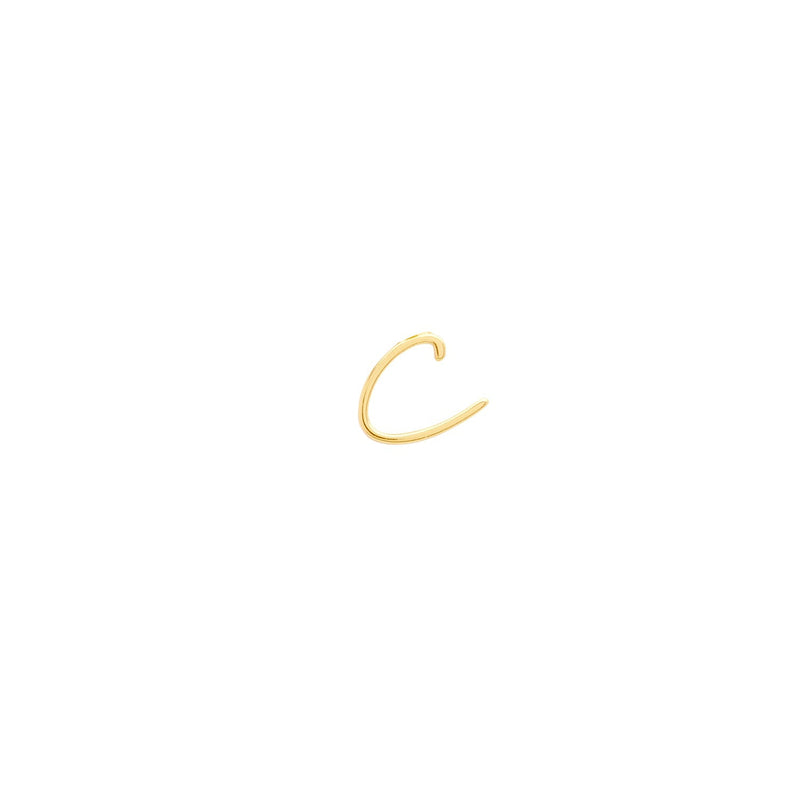 Made Mine Script Letter Bracelet (Gold) - Clientbase