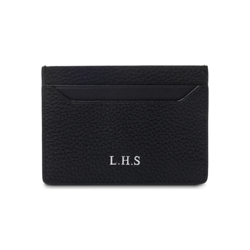 Men's Leather Card Holder (Black)