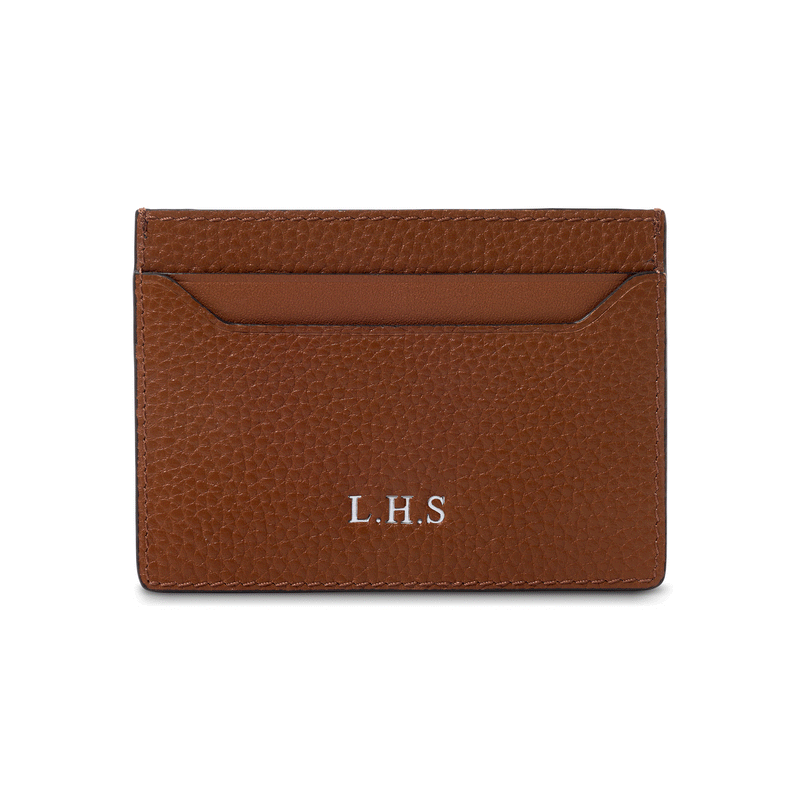 Men's Leather Card Holder (Tan)