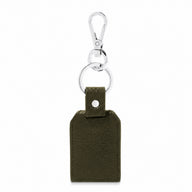 Leather Photo Keyring (Green)