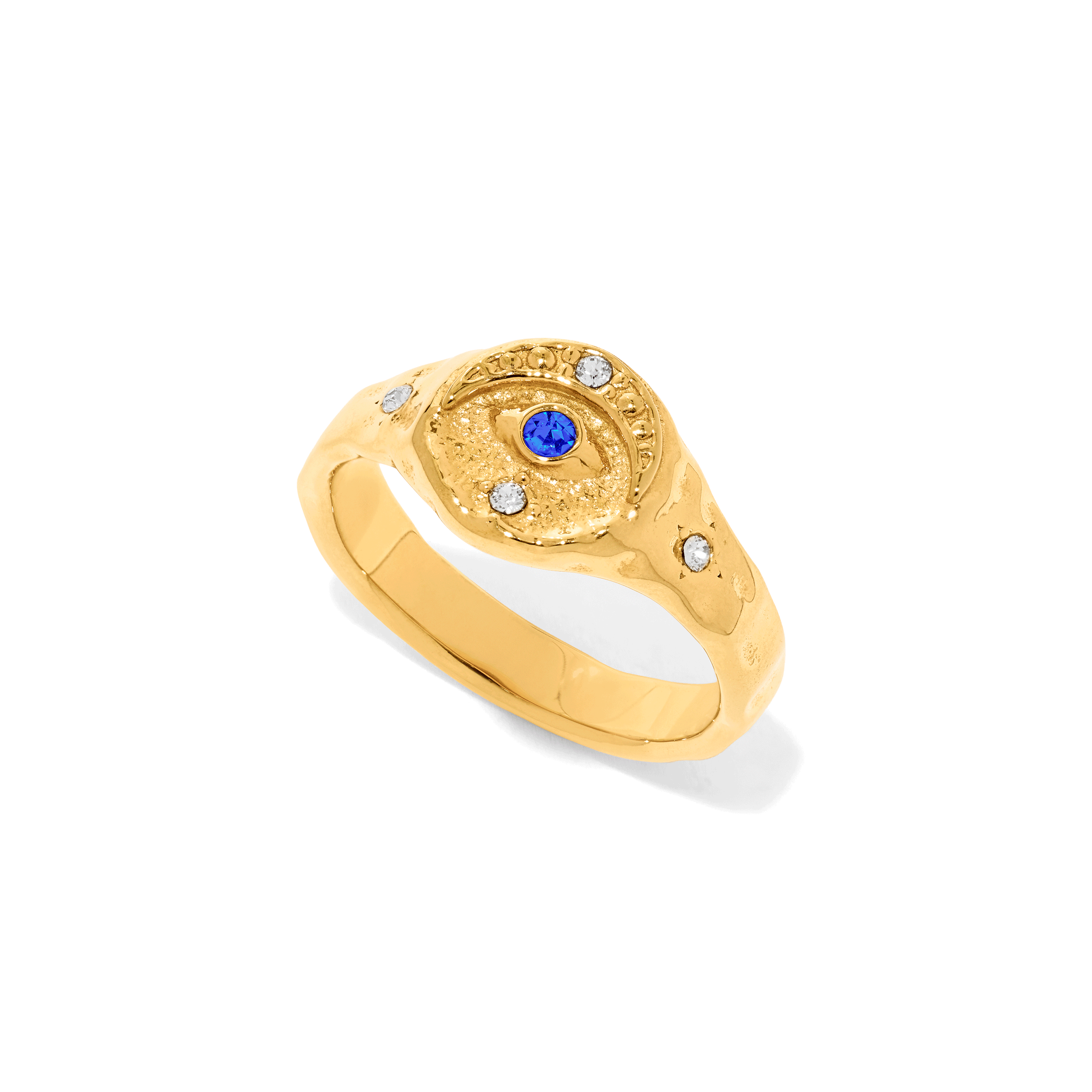 Evil Eye Signet Ring (Gold) – Abbott Lyon