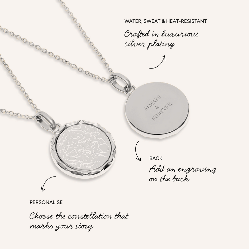 Coin Constellation Necklace (Silver)