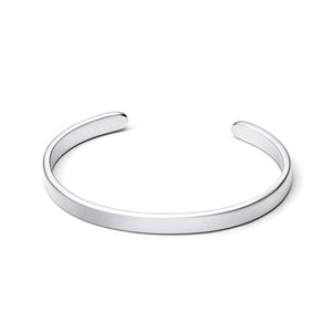 The Memento Cuff Bangle (Silver)