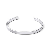 The Memento Cuff Bangle (Silver)