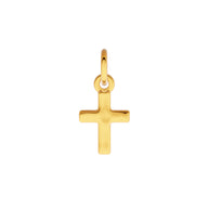Made Mine Fine Charm - Molten Cross (Gold)