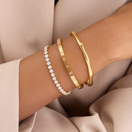 Crystal Heart Gold Styling Stack