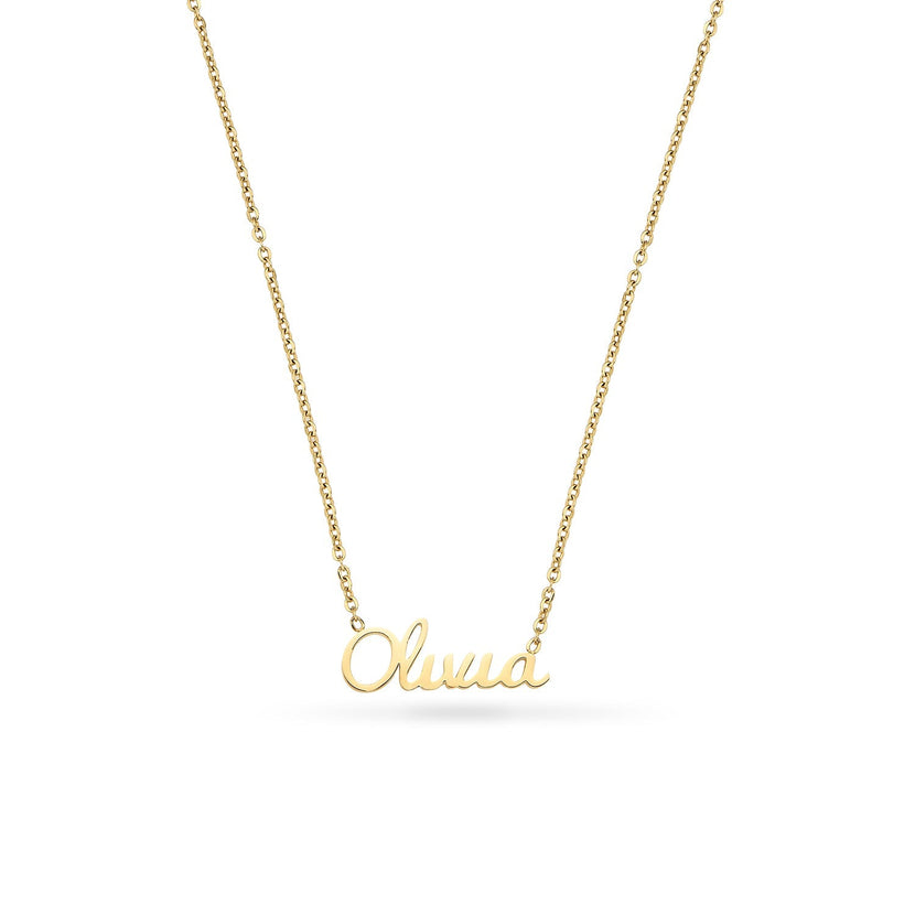 Cursive Name Necklace (Gold)