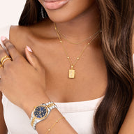 Written In The Stars Locket Necklace (Gold)