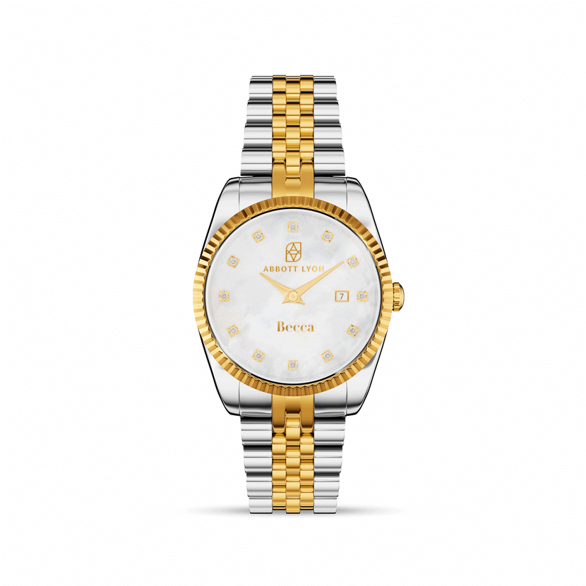 30mm Custom Belgravia Watch (Two Tone)