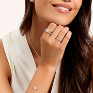 Birthstone Emerald Cut Legacy Ring 1ct (Silver)