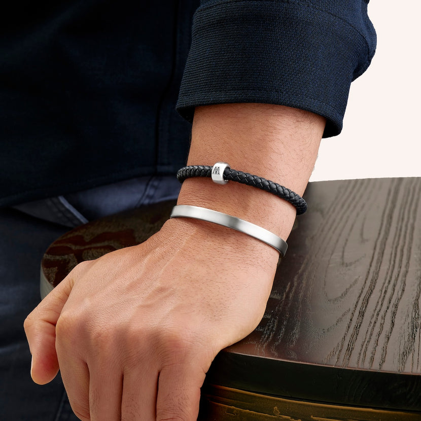 Custom Memento Cuff Bangle (Silver)