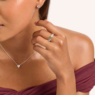 Birthstone Oval Legacy Ring 1ct (Silver)