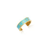Custom Name Colour Enamel Ring (Gold)