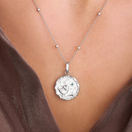 Murphys Sketches x Abbott Lyon Custom Robin Coin Necklace (Silver)