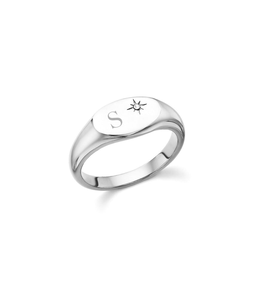 Oval Signet Ring (Silver)