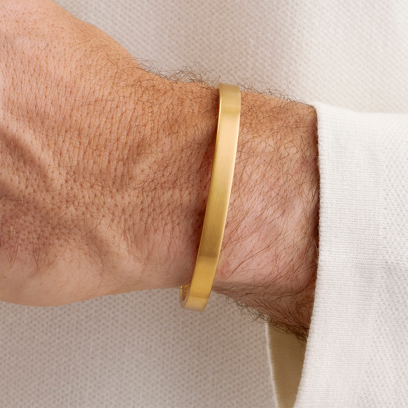The Memento Cuff Bangle (Gold)