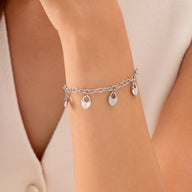 Custom Multi Love Locks Bracelet (Silver)