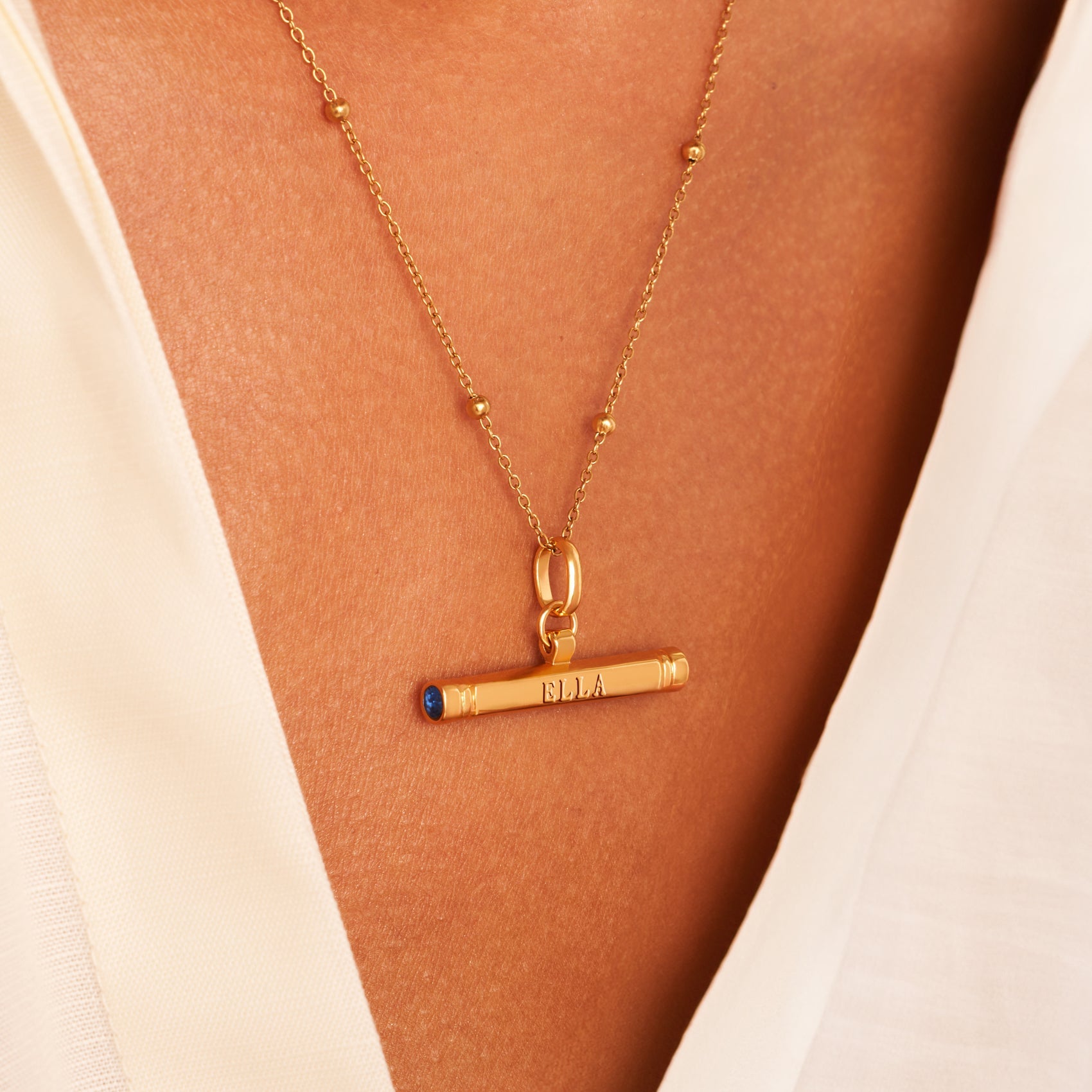 Custom Stamped T Bar Necklace Gold Abbott Lyon custom-stamped-t-bar-necklace-gold-abbott-lyon
