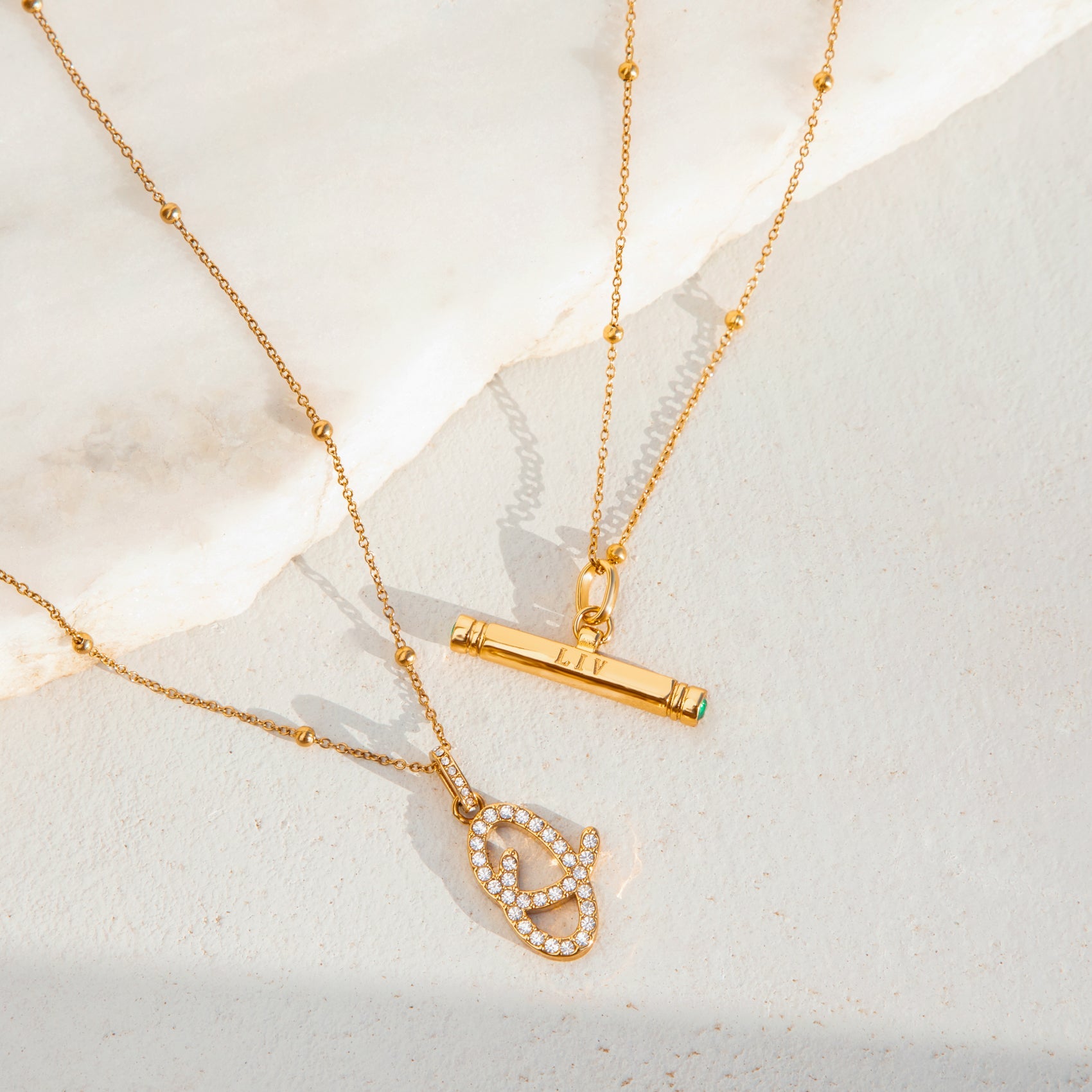 Custom Stamped T Bar Necklace Gold Abbott Lyon custom-stamped-t-bar-necklace-gold-abbott-lyon