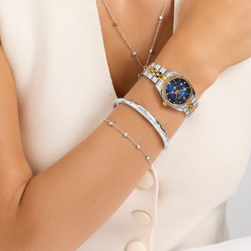 Written In The Stars Chain Bracelet (Silver)